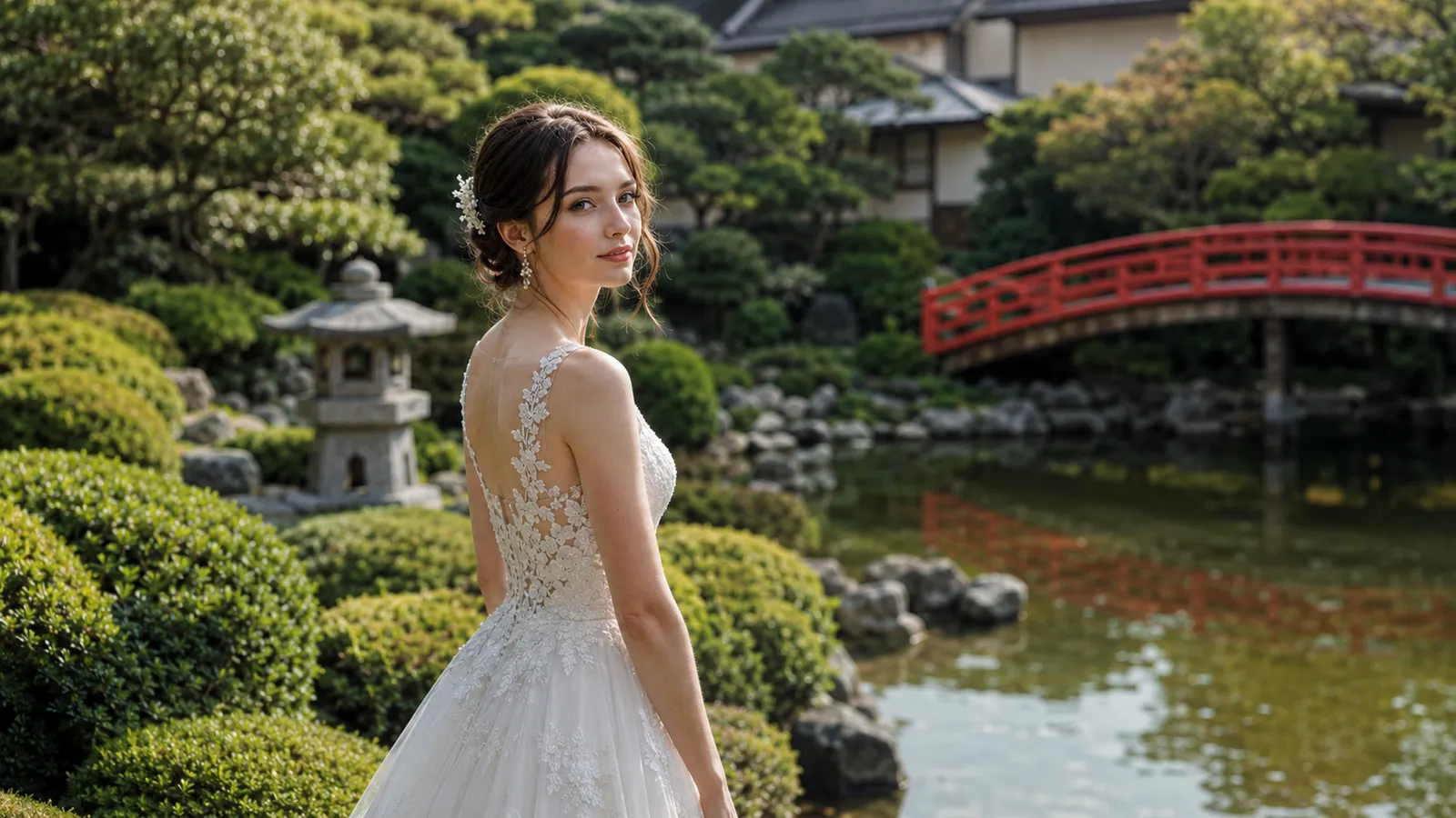 日本で結婚式を挙げる外国人花嫁